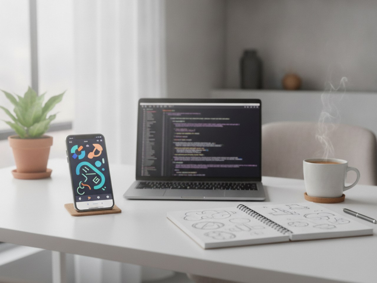 Пример iOS-приложения StudySketch с функцией автоматического решения задач