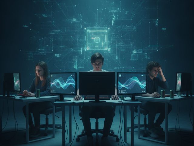 Логотип Twitch и Amazon на фоне стрима