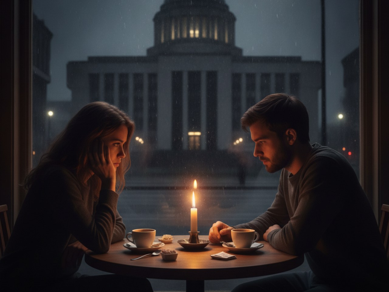 Логотип сервиса знакомств «Дайвинчик» на фоне предупреждения