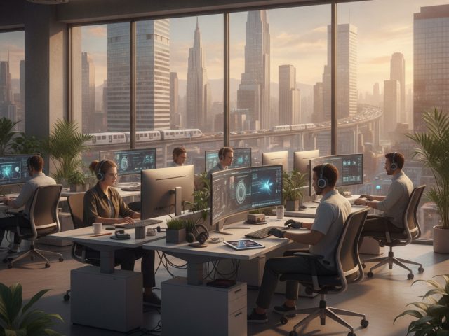 Логотип Apple на фоне экрана смартфона