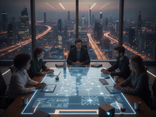 Логотип DeepSeek и интерфейс платформы для разработки ИИ-агентов