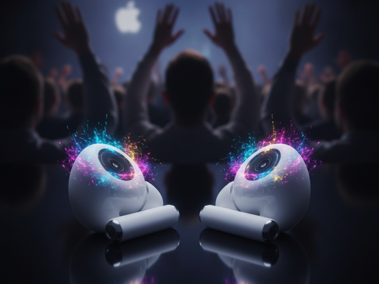 AirPods с встроенными камерами для улучшенной Siri