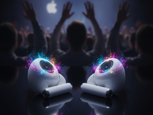 AirPods с встроенными камерами для улучшенной Siri