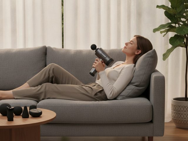 Массажёр Xiaomi Multi-Head Massage Gun 3 с несколькими насадками