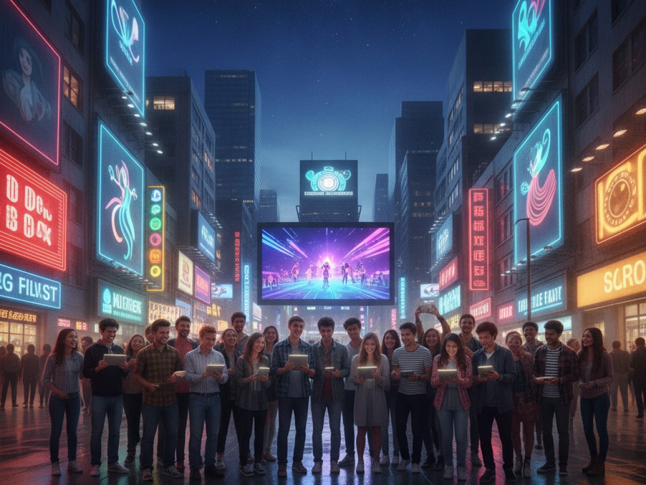 Логотип Bilibili на фоне аниме-контента