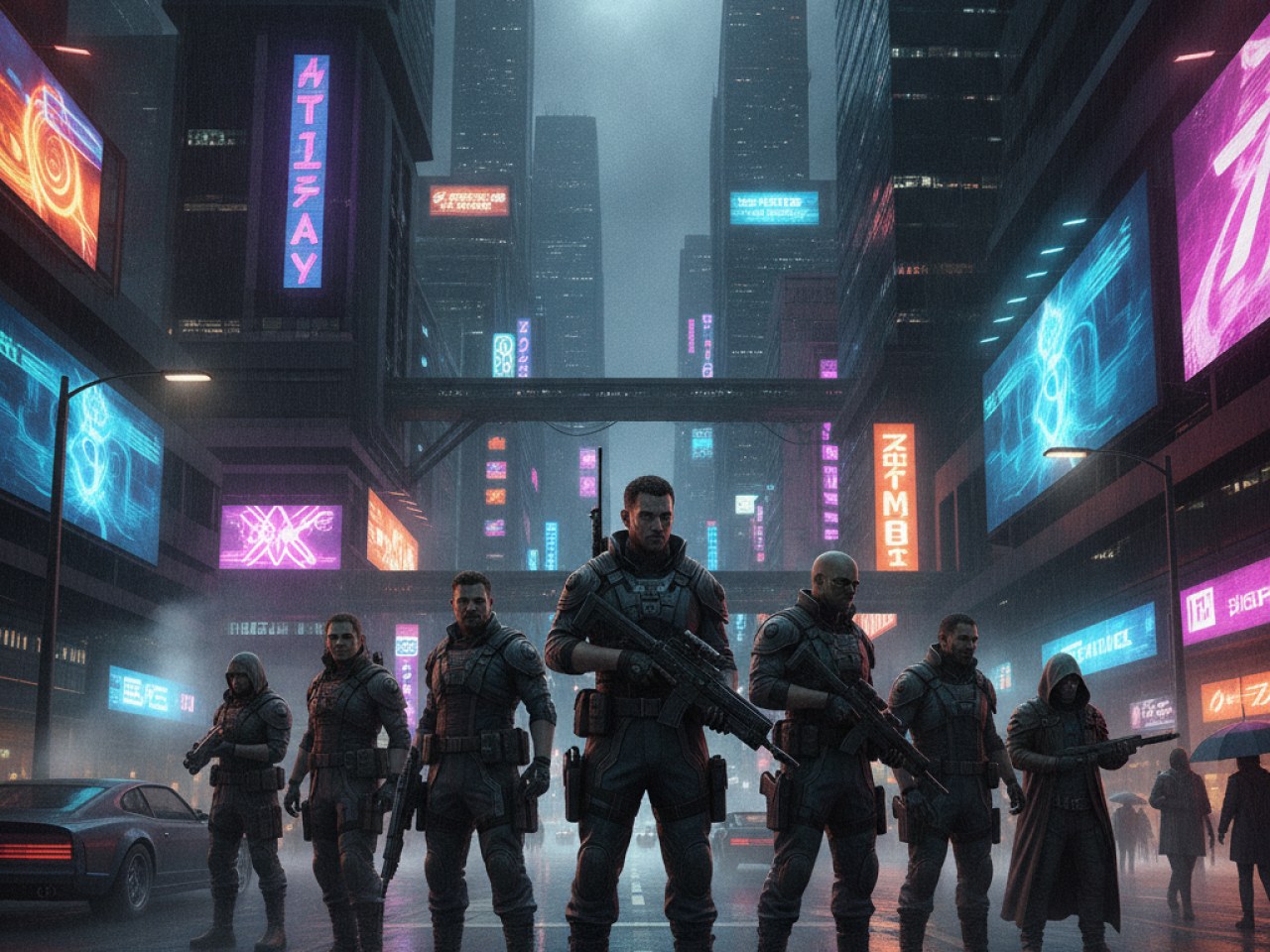 Картинка к Cyberpunk: Edgerunners 2 с персонажами аниме