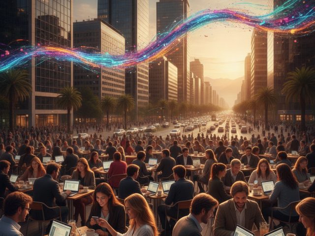 Графика, показывающая скорость интернета по всему миру