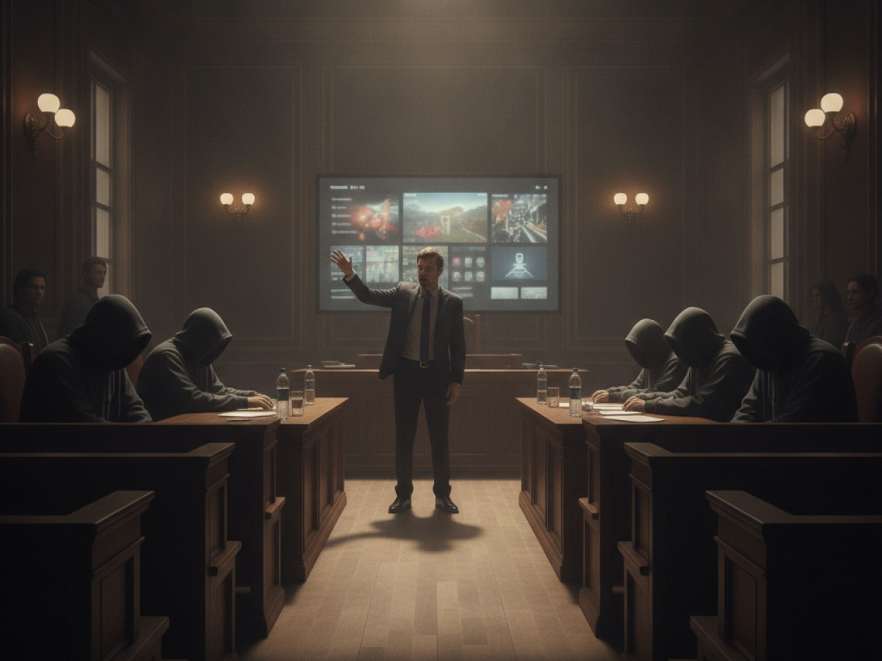 Логотип Take-Two и иллюстрация кибербезопасности