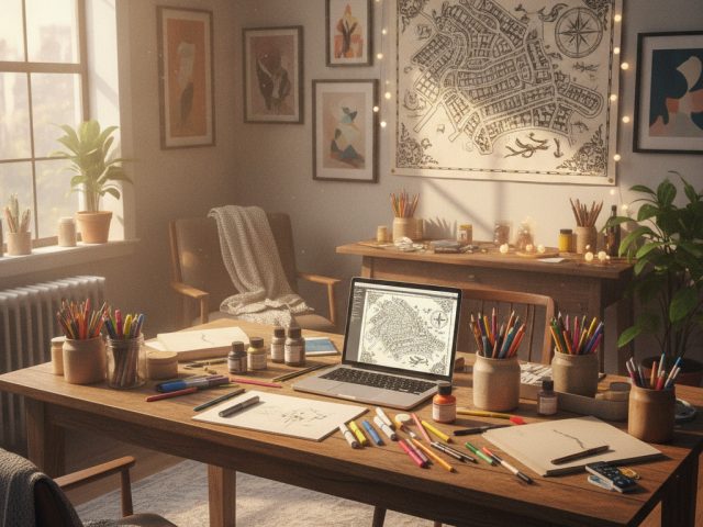 Пример стильной карты, созданной с помощью prettymaps