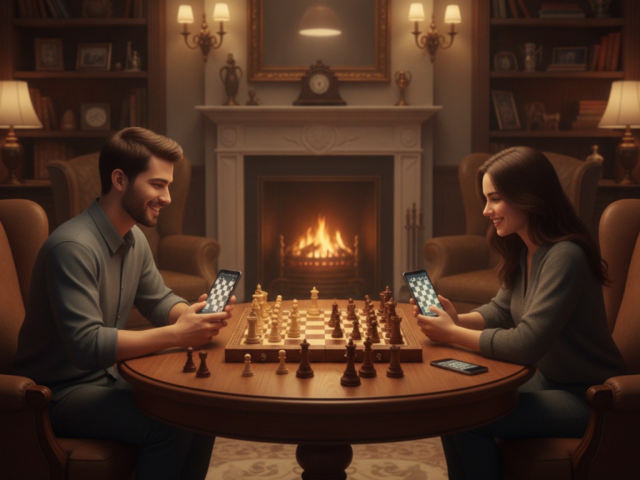 Игровой процесс шахмат в Телеграм с ботом RichChessBot