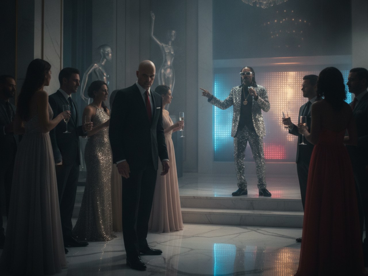 Снуп Догг как новая цель в игре Hitman