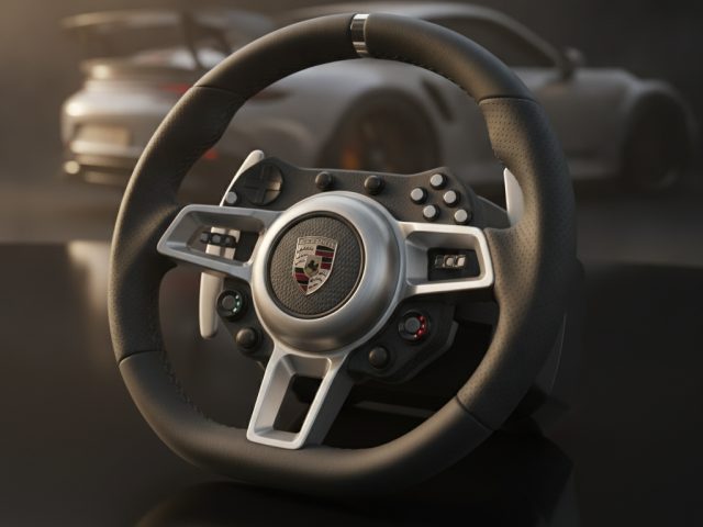 Игровой руль Porsche 911 GT3 RS из алюминия и карбона