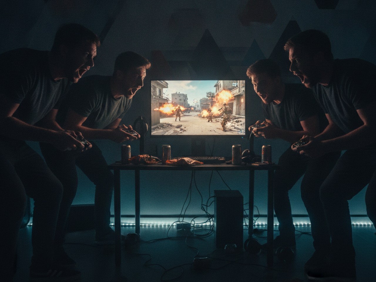 Логотип Call of Duty: Modern Warfare 4 на фоне игровых сцен