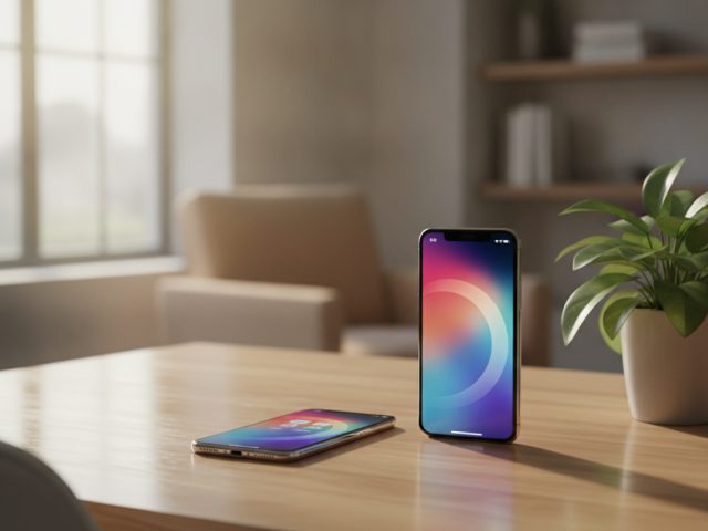 Логотип Apple и iPhone с функцией Handoff для iOS 27