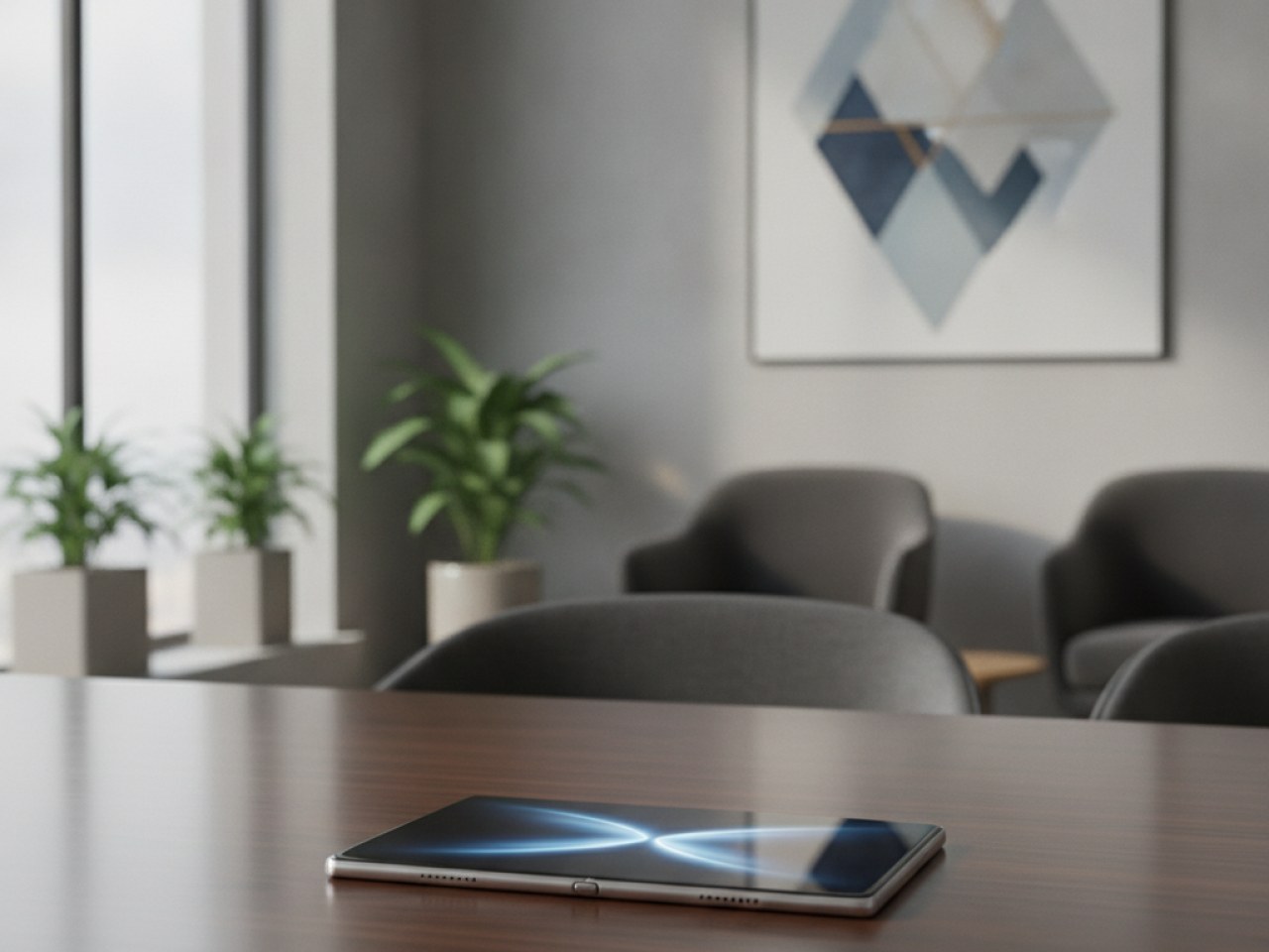 Складной смартфон Huawei Mate XT 2 в разложенном виде