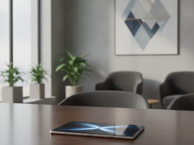 Складной смартфон Huawei Mate XT 2 в разложенном виде