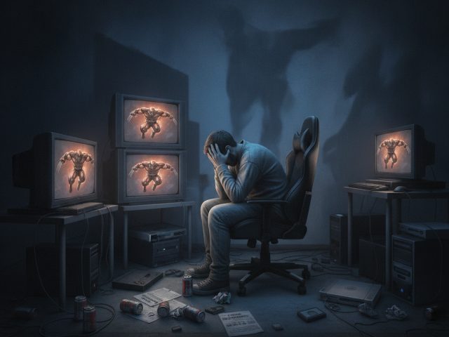 Обложка игры про Росомаху с героем на фоне