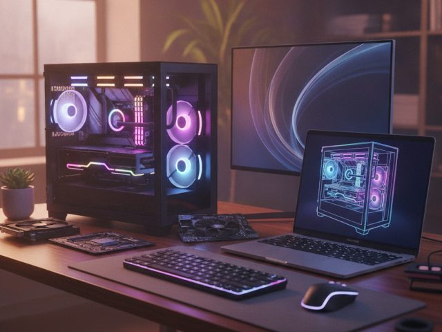 Иллюстрация сборки ПК с использованием сервиса BuildCores