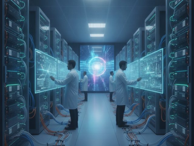 Логотип Moonshot AI и Alibaba с изображением чипов Nvidia H200