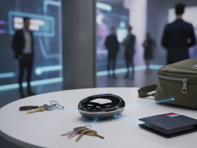 Изображение нового устройства Google Pixel Tag с динамиком