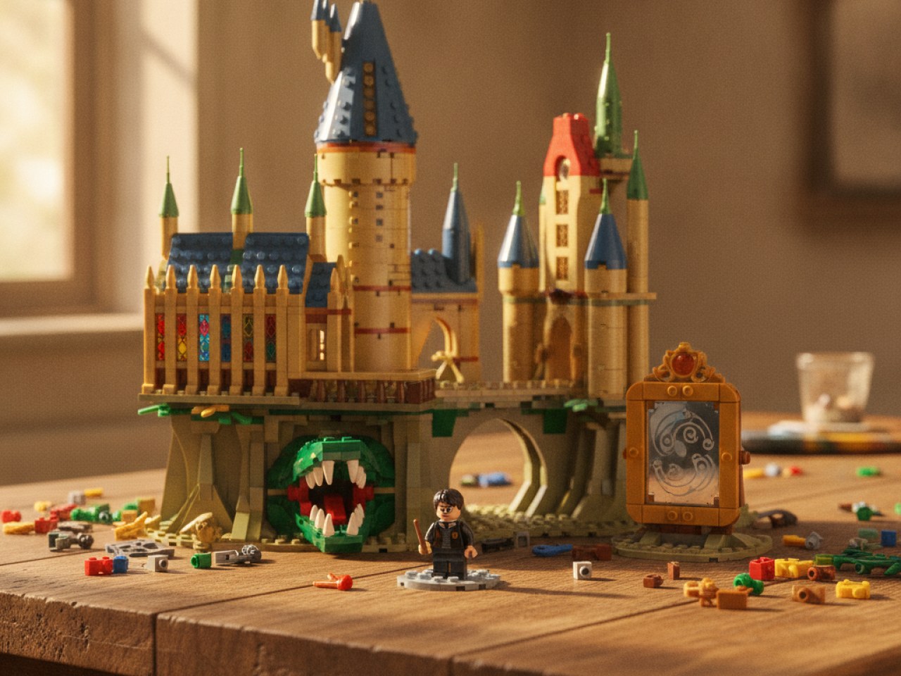 Мини-Хогвартс от LEGO с Гарри Поттером и культовыми локациями