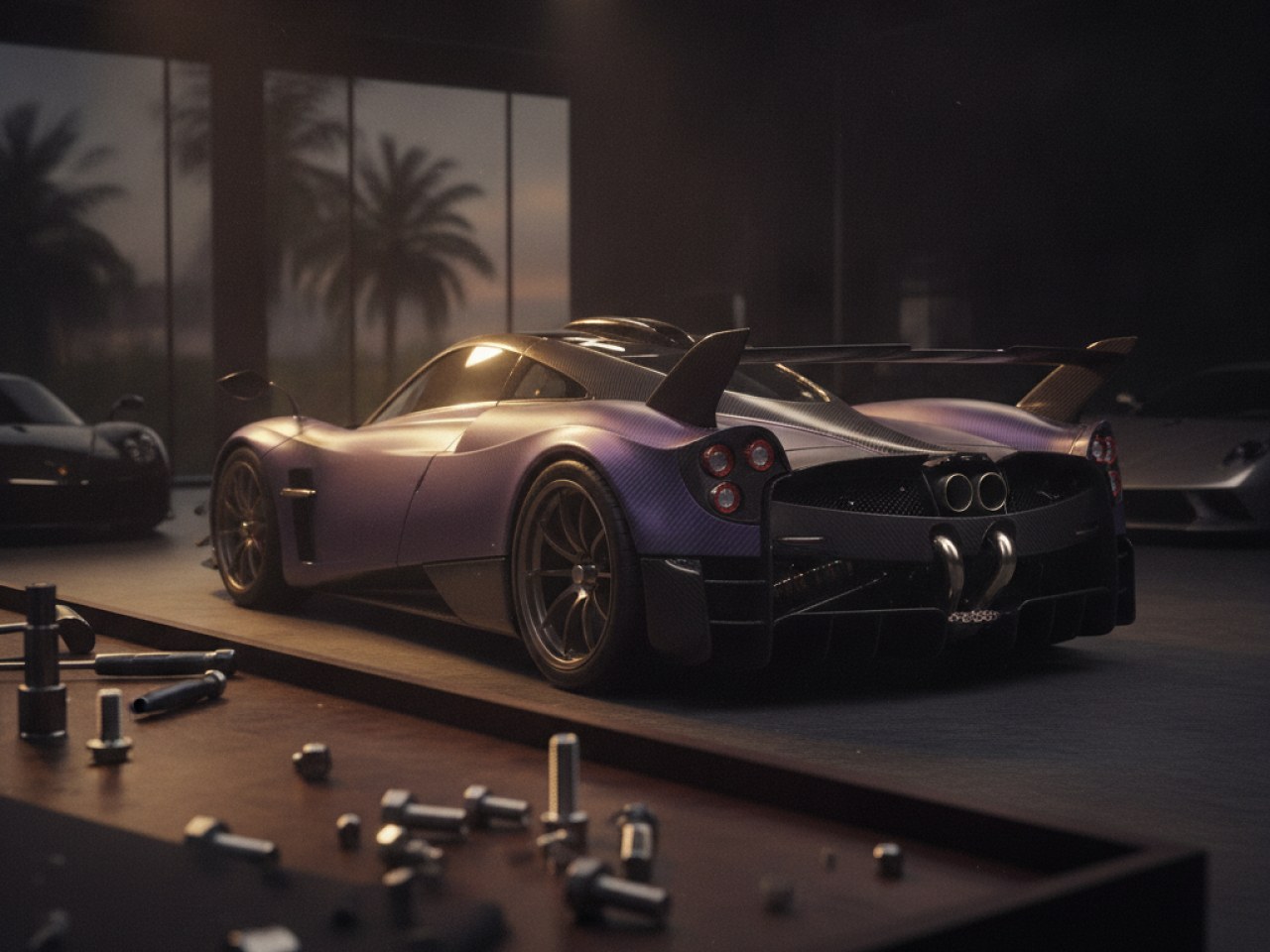 Титановые болты для суперкара Pagani