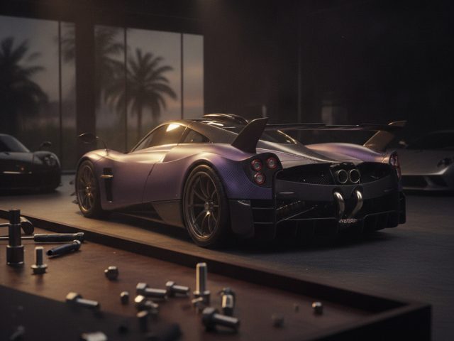 Титановые болты для суперкара Pagani