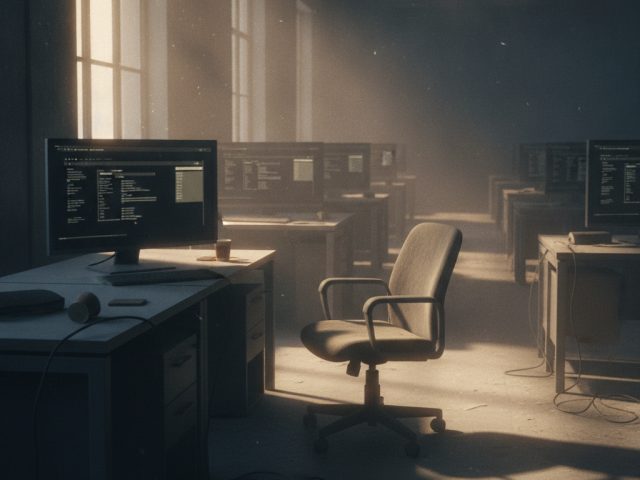 Логотип Stack Overflow на фоне кода и технологий