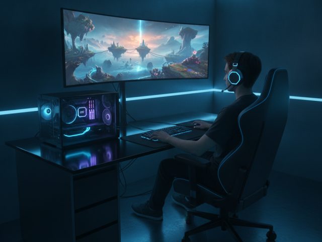 Логотип NVIDIA и изображение видеокарт RTX 50