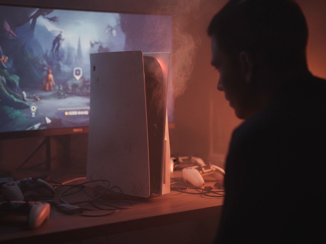 Перегрев старой консоли PS5 и способы его устранения